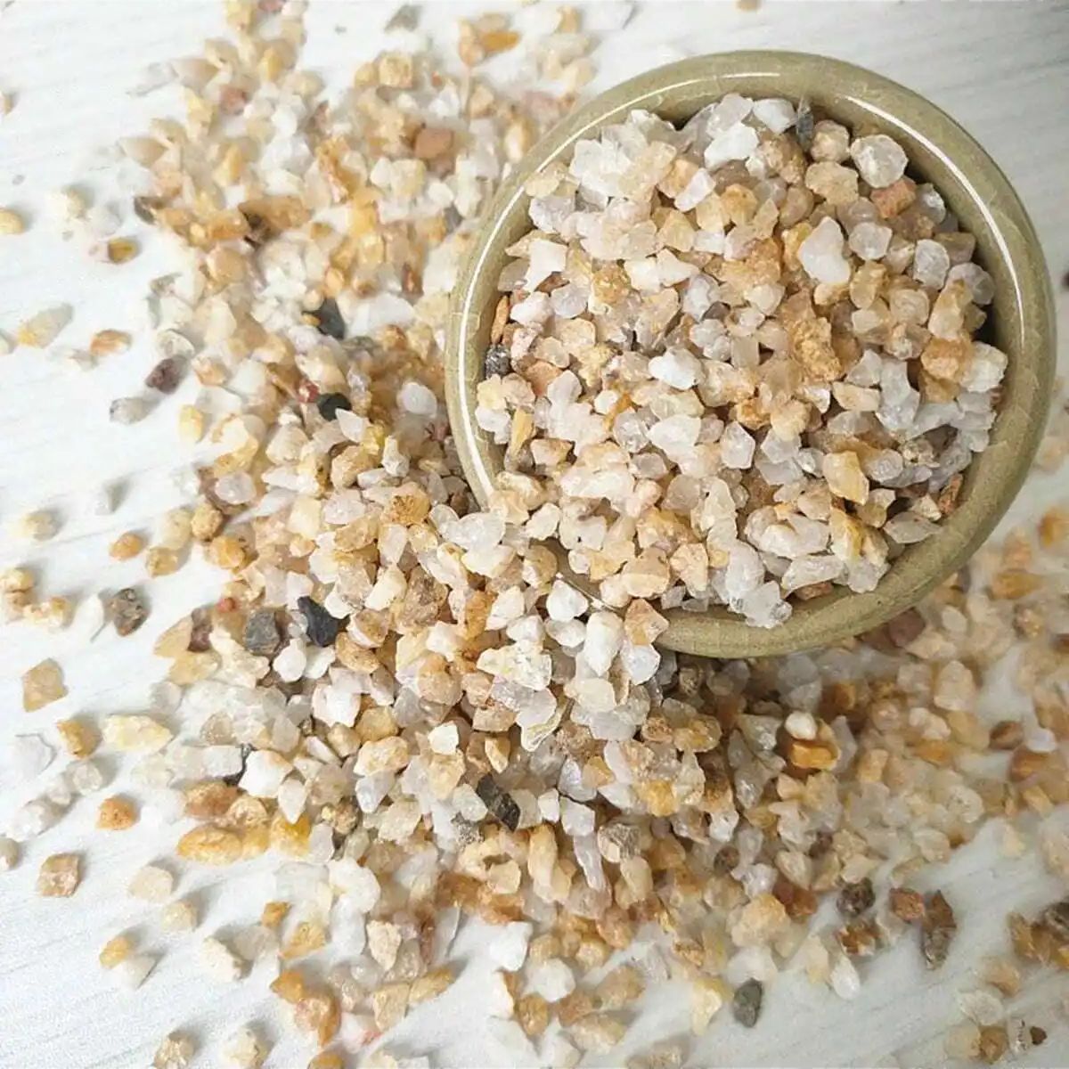 Aquarium Marine Sand - 1 unidad-250g de cristales naturales, piedra