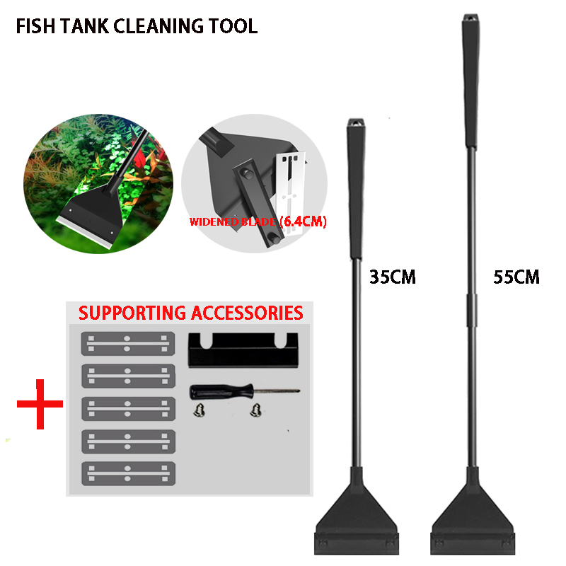 Aquarium Marine Sand - Limpiador de Acuarios, Raspador para Eliminar
