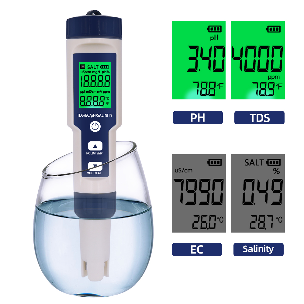 Marine Aquarium Water Analyzer - Probador profesional de calidad del agua