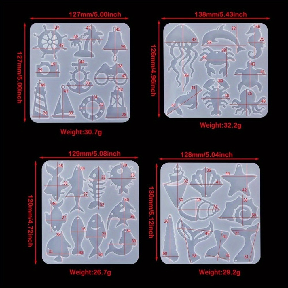 El set de moldes para pendient - Marine Aquarium & Regional Centre reseña y precio