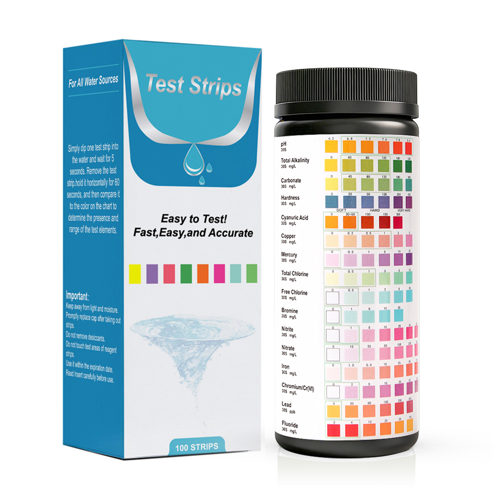 Tiras Reactivas para Análisis  - Marine Aquarium Water Testing reseña y precio