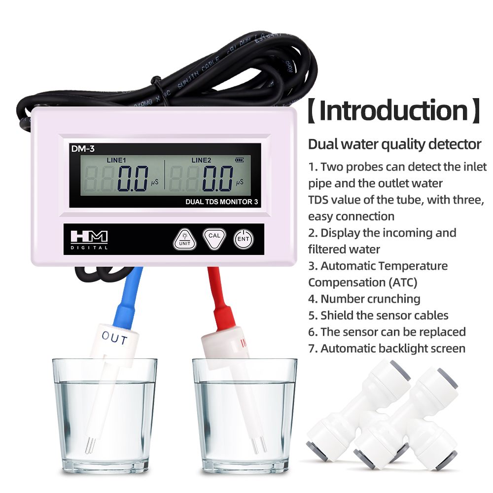 HM DM3 en línea TDS EC Probado - Marine Aquarium Water Analyzer reseña y precio