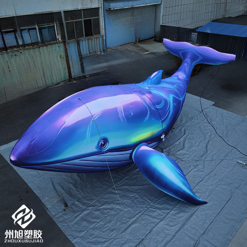 Ballena azul inflable, utiliza - Aquarium Blue Marine reseña y precio
