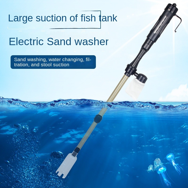 Tanque de peces acuario baterí - Aquarium Marine Sand reseña y precio