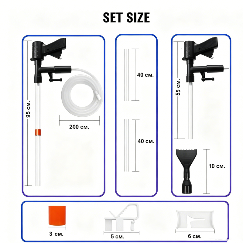 Bomba de Cambio de Agua para A - Aquarium Marine Sand reseña y precio