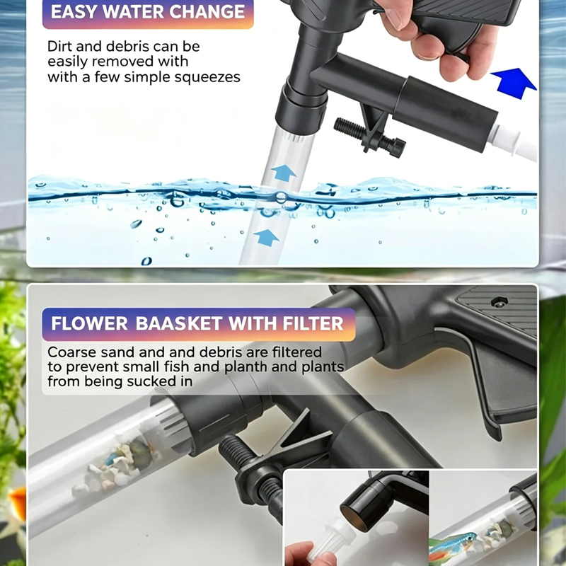 Bomba de Cambio de Agua para A - Aquarium Marine Sand reseña y precio