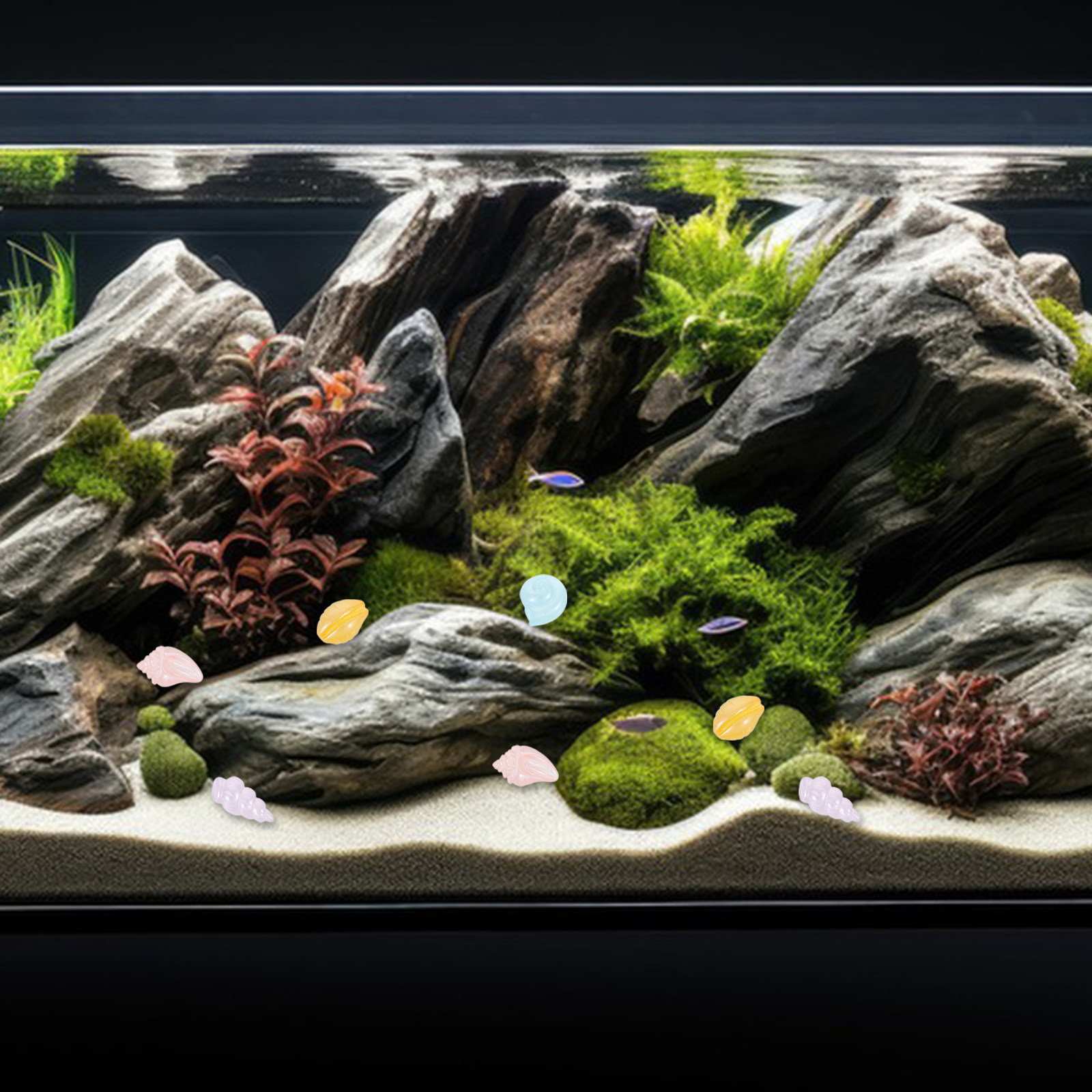 20 Piezas de Miniaturas de Ani - Marine Aquarium Home reseña y precio